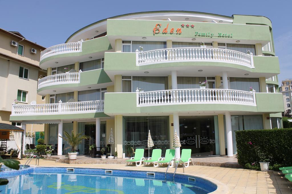 Семеен Хотел Идън Sveti Vlas Exterior photo